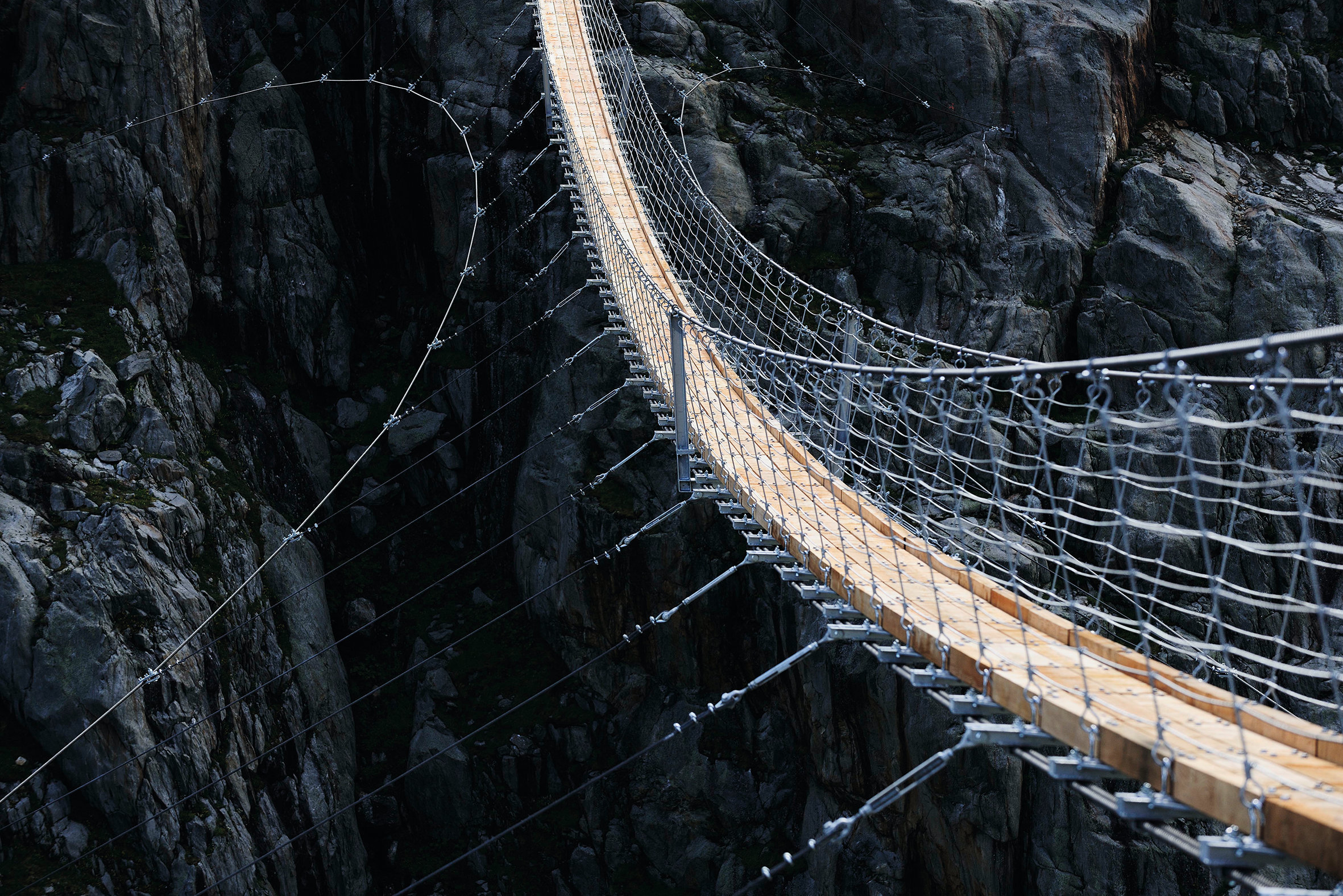 Spettacolare vista del ponte di Trift nel Passo del Susten. (Foto: Robert Bösch)