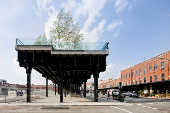 Section 1, parte terminale tra Gansevoort e Washington Streets. (Foto: Iwan Baan, 2009)