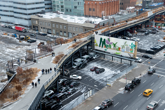 Jonas Wood, Shelf Still Life, 2013. (Foto: Timothy Schenck. Courtesy of Friends of the High Line)