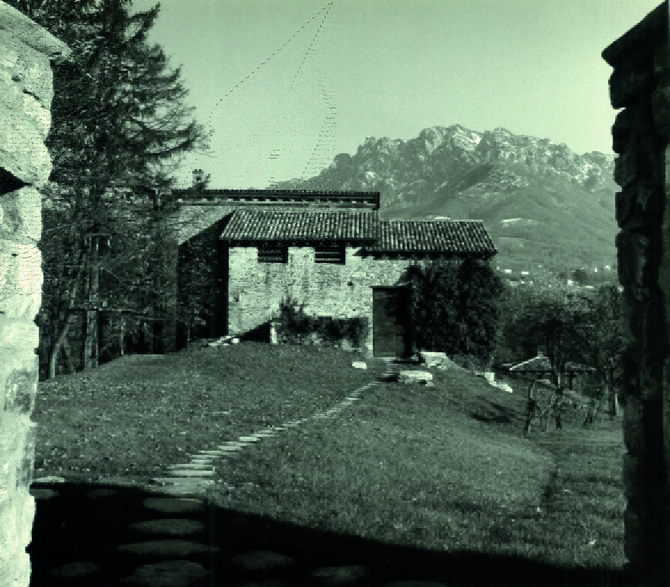 Fondo Bruno Bossi, recupero a Lugaggia 1967, foto d epoca (Immagine: AAT)