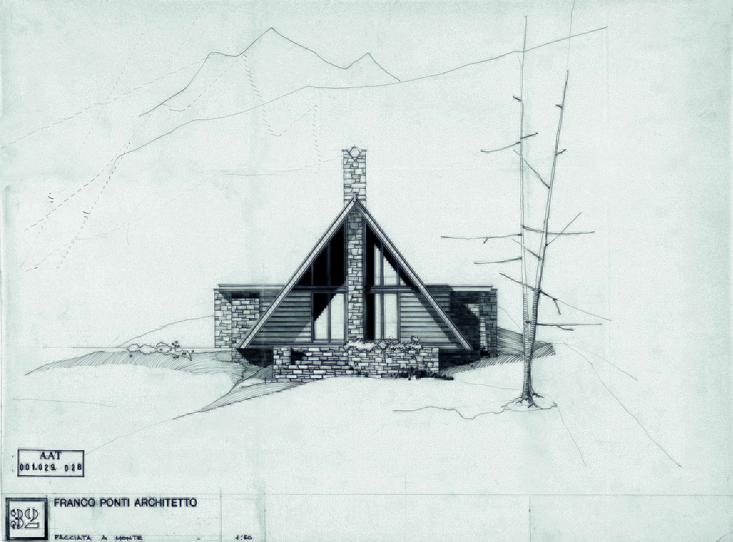 Fondo Franco Ponti, Casa Laube, Carì 1966 (Immagine: AAT)