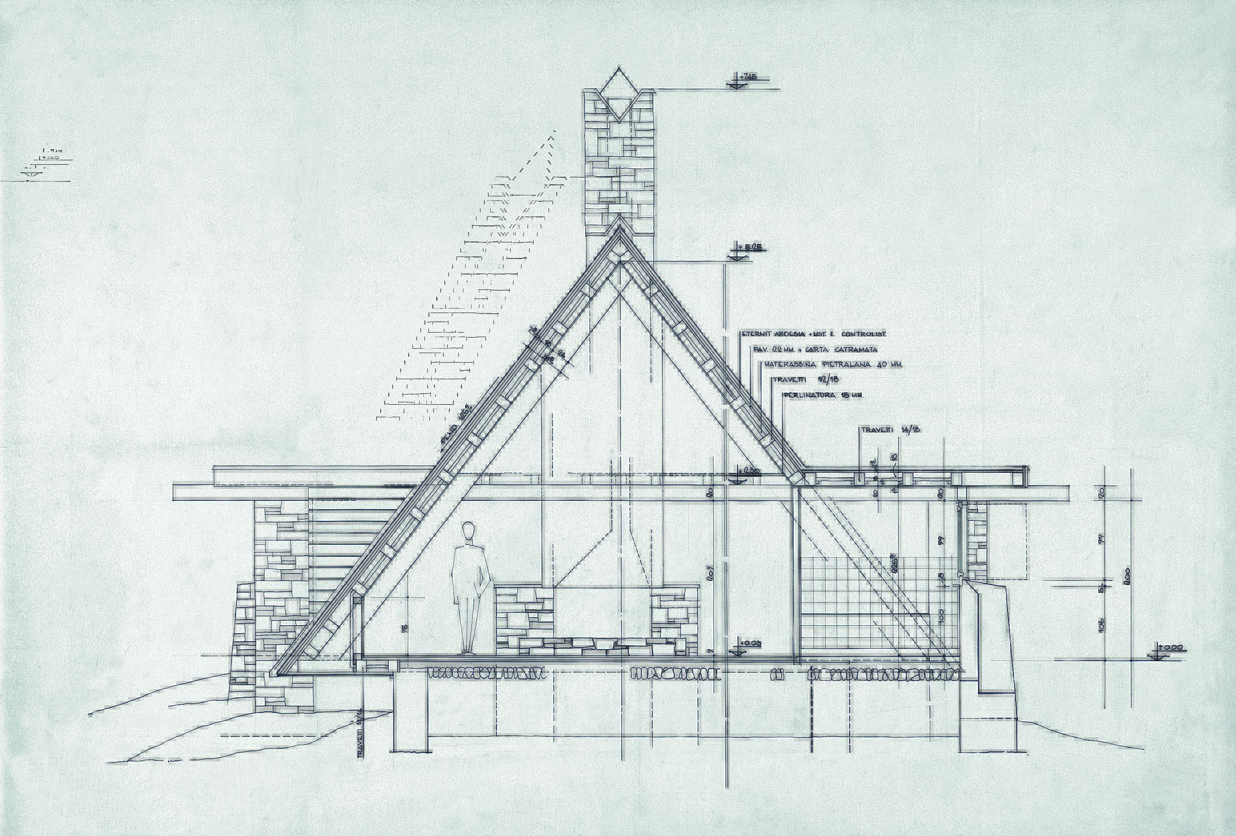 Fondo Franco Ponti, Casa Laube, Carì 1966 (Immagine: AAT)