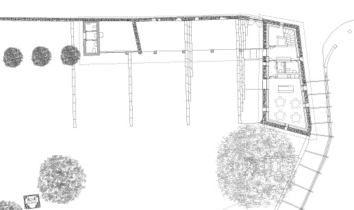Pianta piano terra (Pianta: Lorenzo Felder, Studio di architettura Lorenzo Felder)