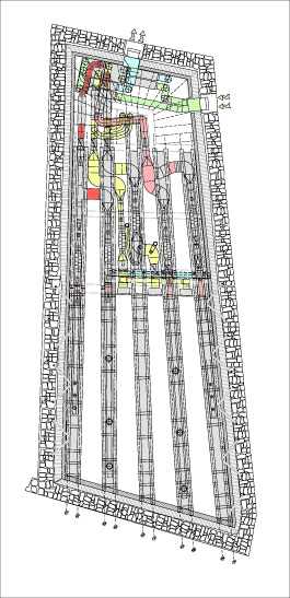Piano impianti (Pianta: Lorenzo Felder, Studio di architettura Lorenzo Felder)