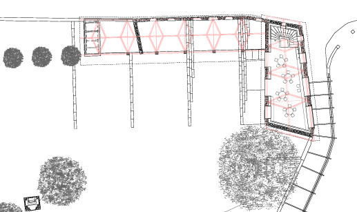 Pianta primo piano (Pianta: Lorenzo Felder, Studio di architettura Lorenzo Felder)