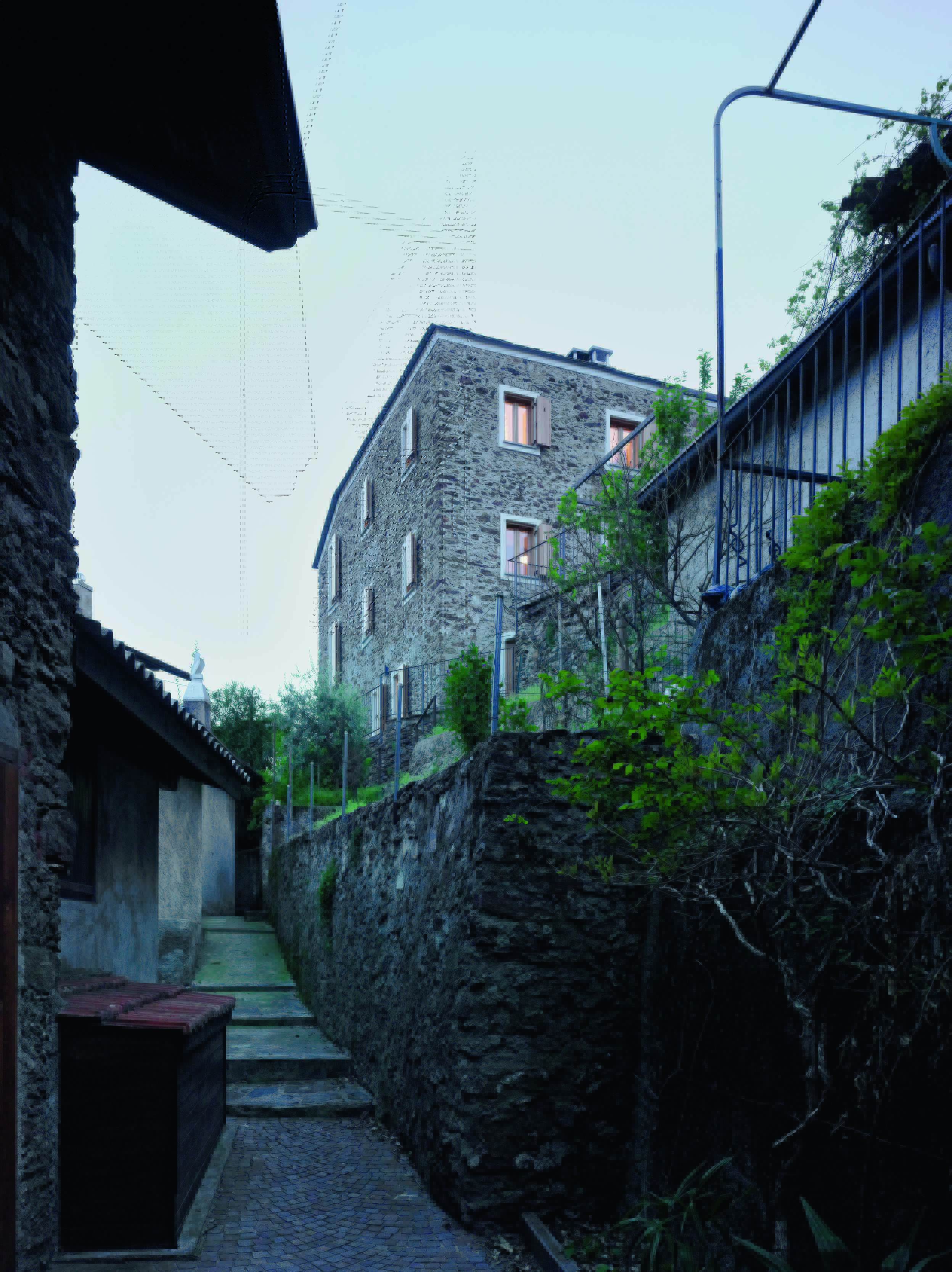 Casa di vacanza a Olgiasca, lago di Como. (Foto: Ulrich Stockhaus)