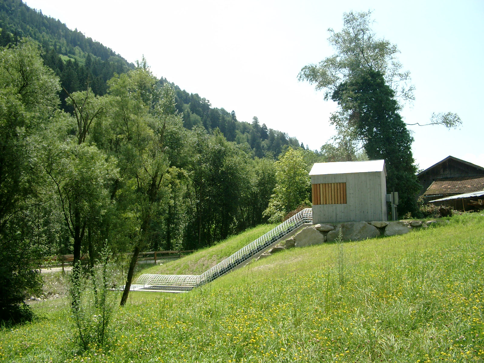 Krafthaus Weger, St. Martin in Passeier. Architektur: Thomas Wiedmer, 2007