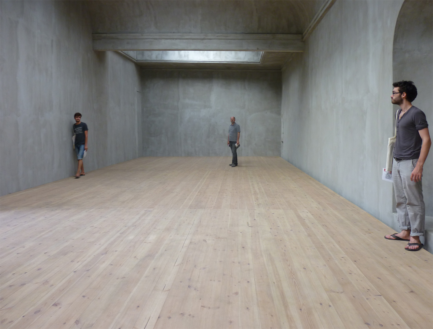 Blick in den polnischen Pavillon