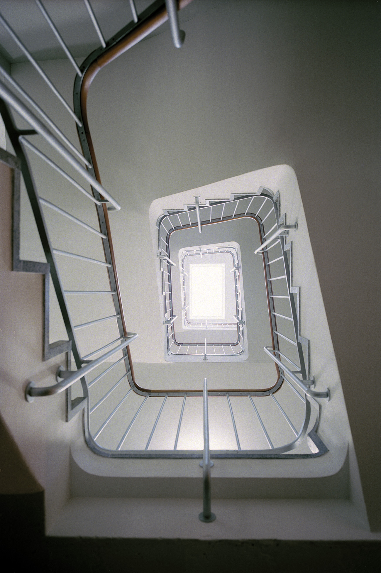 Treppenhaus in der Turnhalle