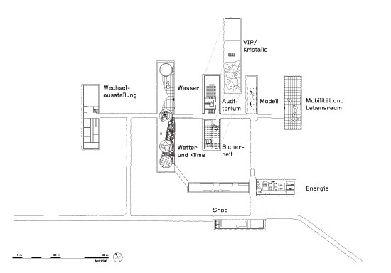 Grundriss Themenwelt Sasso San Gottardo.