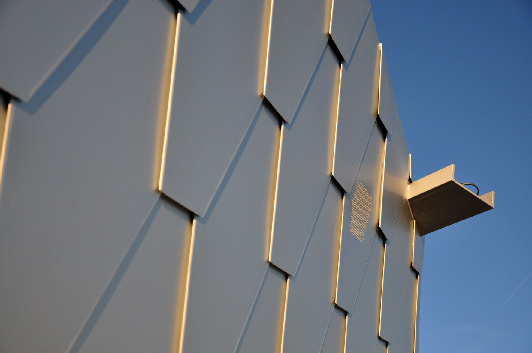 Detail der Ablaufrinne