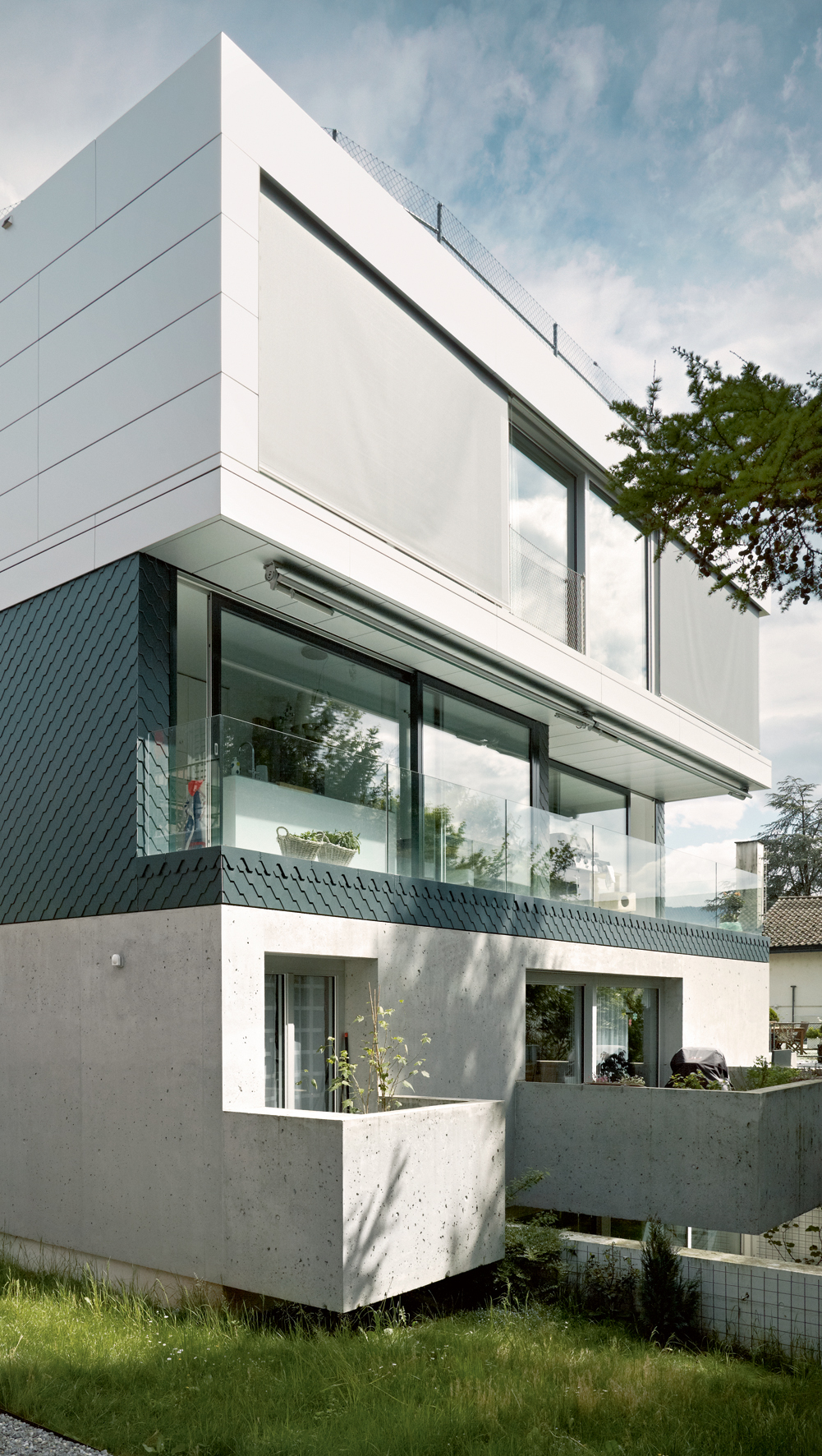 «Fünf Häuser», Rapperswil, Lukas Lenherr (Foto: Giuseppe Micciché / Architekturpreis Beton 13)