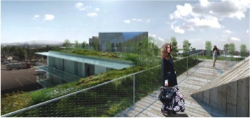 Projekt Transitlager: Der Aussenraum wird durch grosszügige Dachterrassen ergänzt.