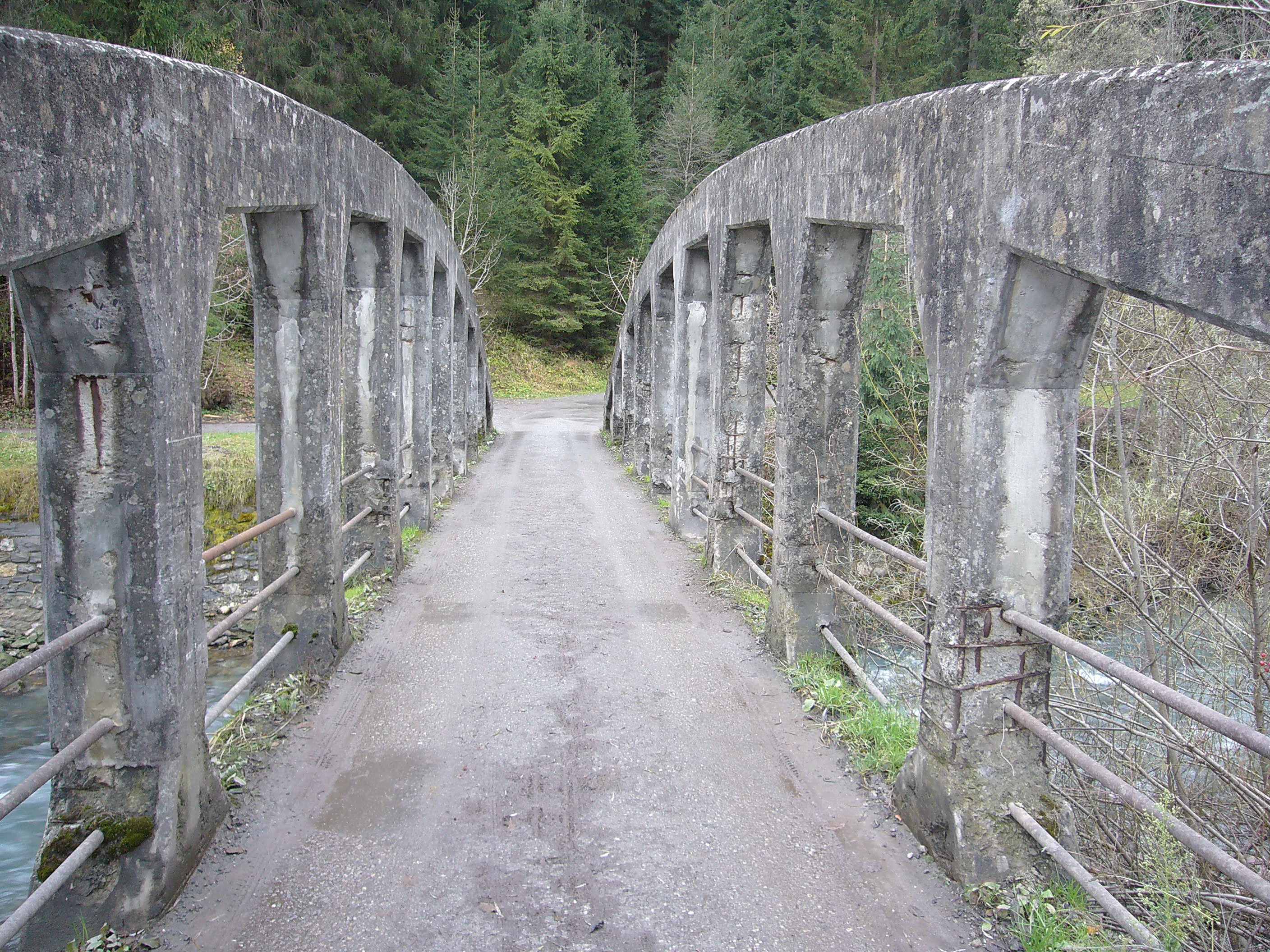 Die Dalvazzabrücke vor der Restaurierung (Foto: Tiefbauamt Graubünden)
