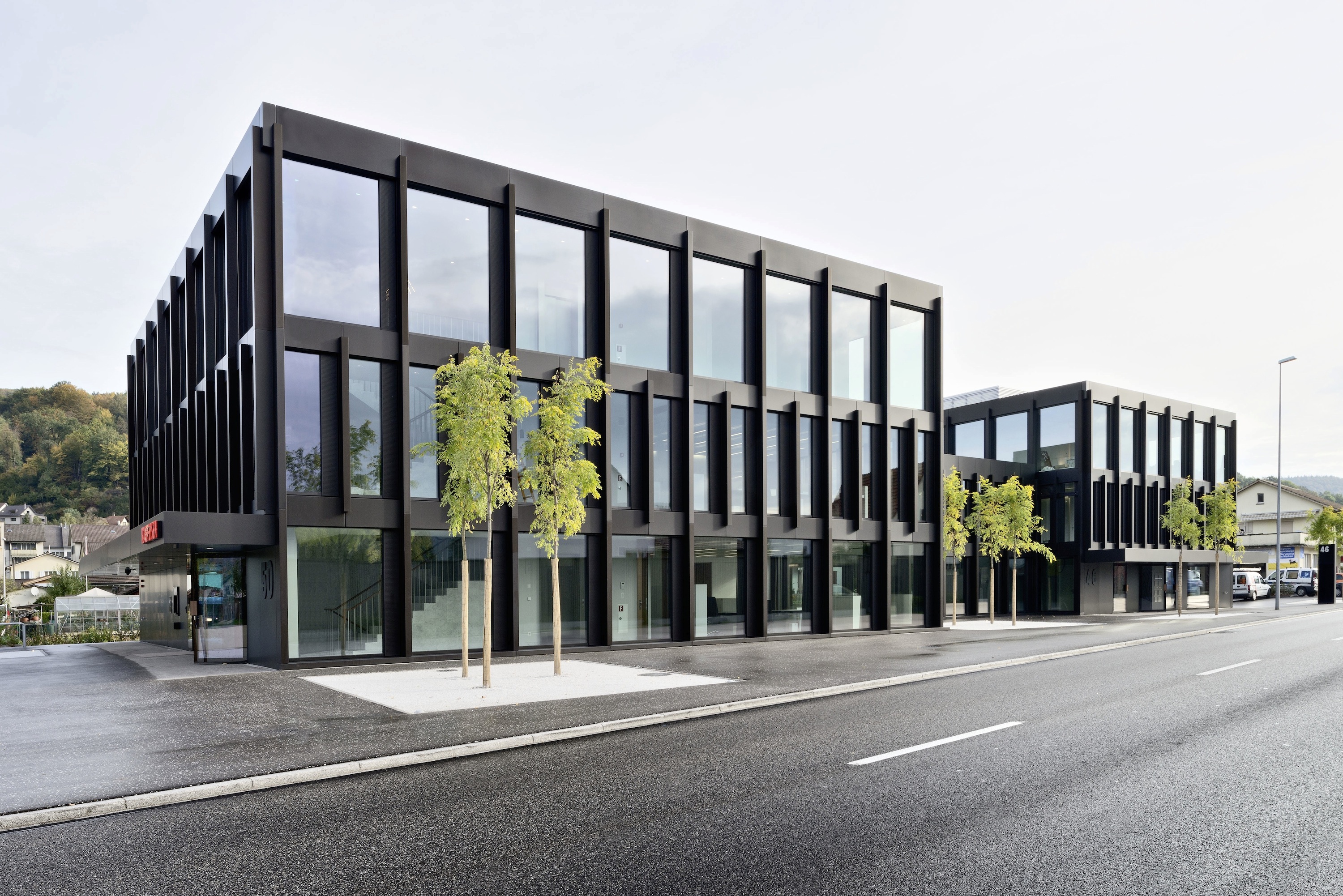 Büro- und Geschäftshäuser: Raiffeisenbank Untersiggenthal, Untersiggenthal. (Foto: René Röteli)