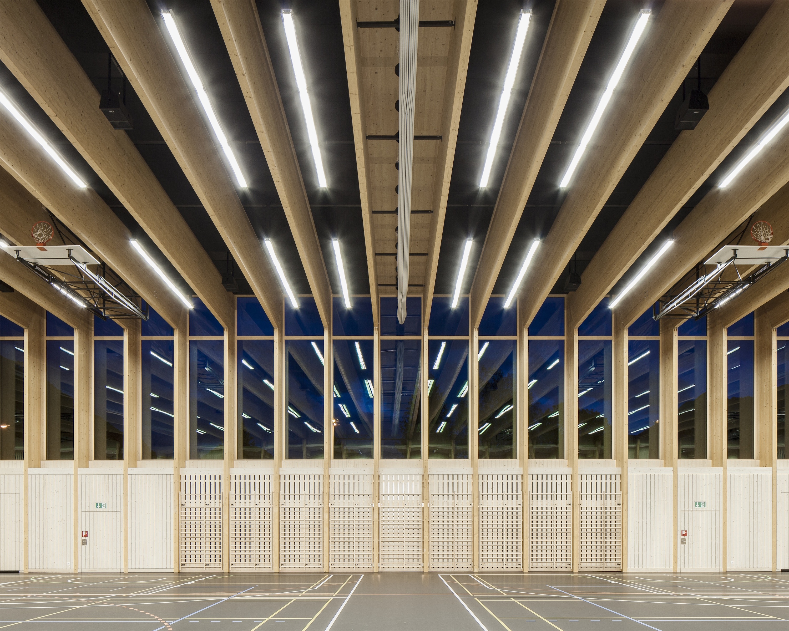 Sport- und Touristikanlagen: Sportzentrum Sargans. (Foto: Roman Keller, Zürich)