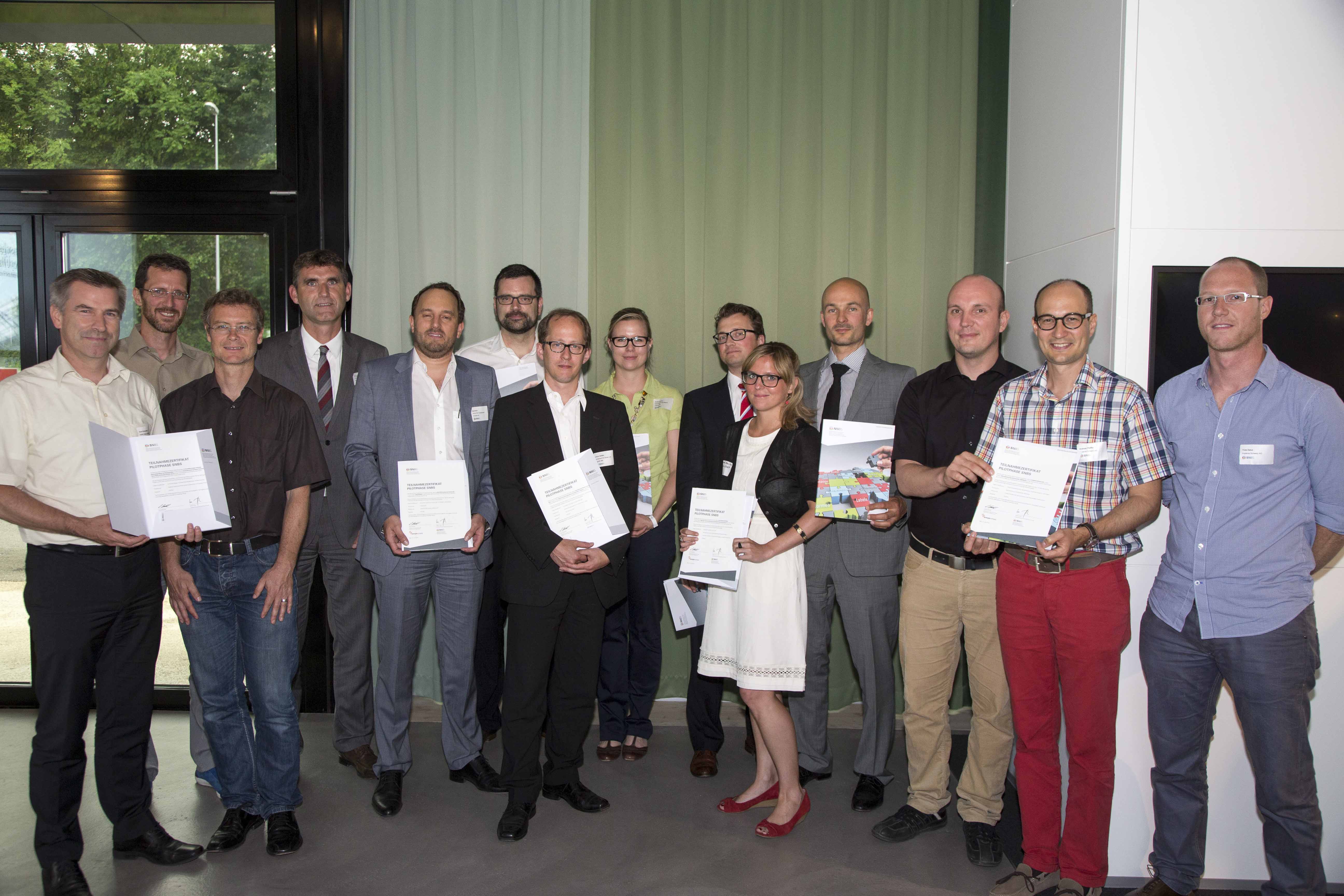 Zertifikatsverleihung (Foto: SNBS)