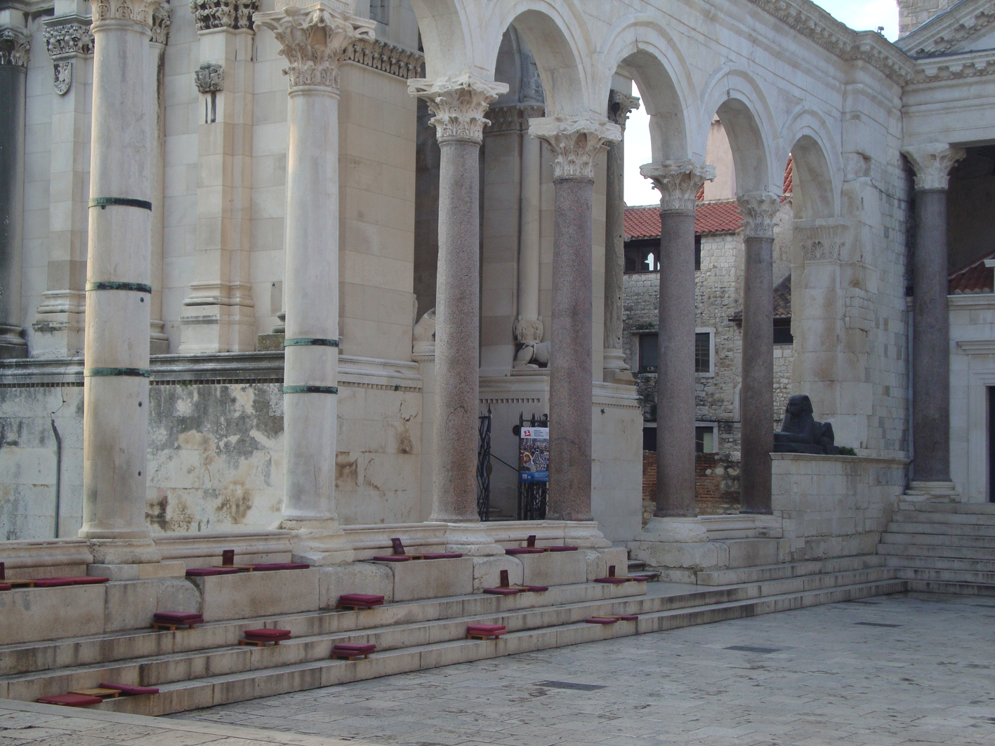 Split entstand in und um den Palast des römischen Kaisers Diokletian.