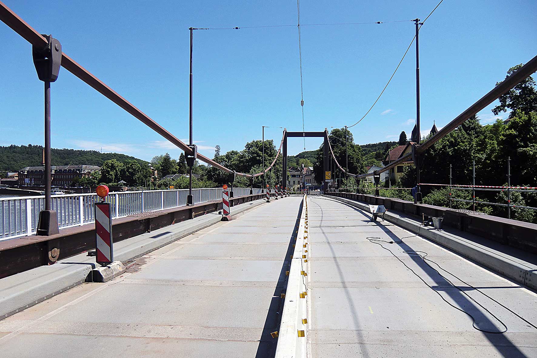 Saarbrücke Mettlach, Sanierung und Instandsetzung.
