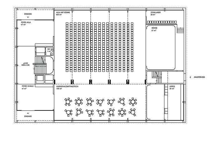 Grundriss Erdgeschoss.
