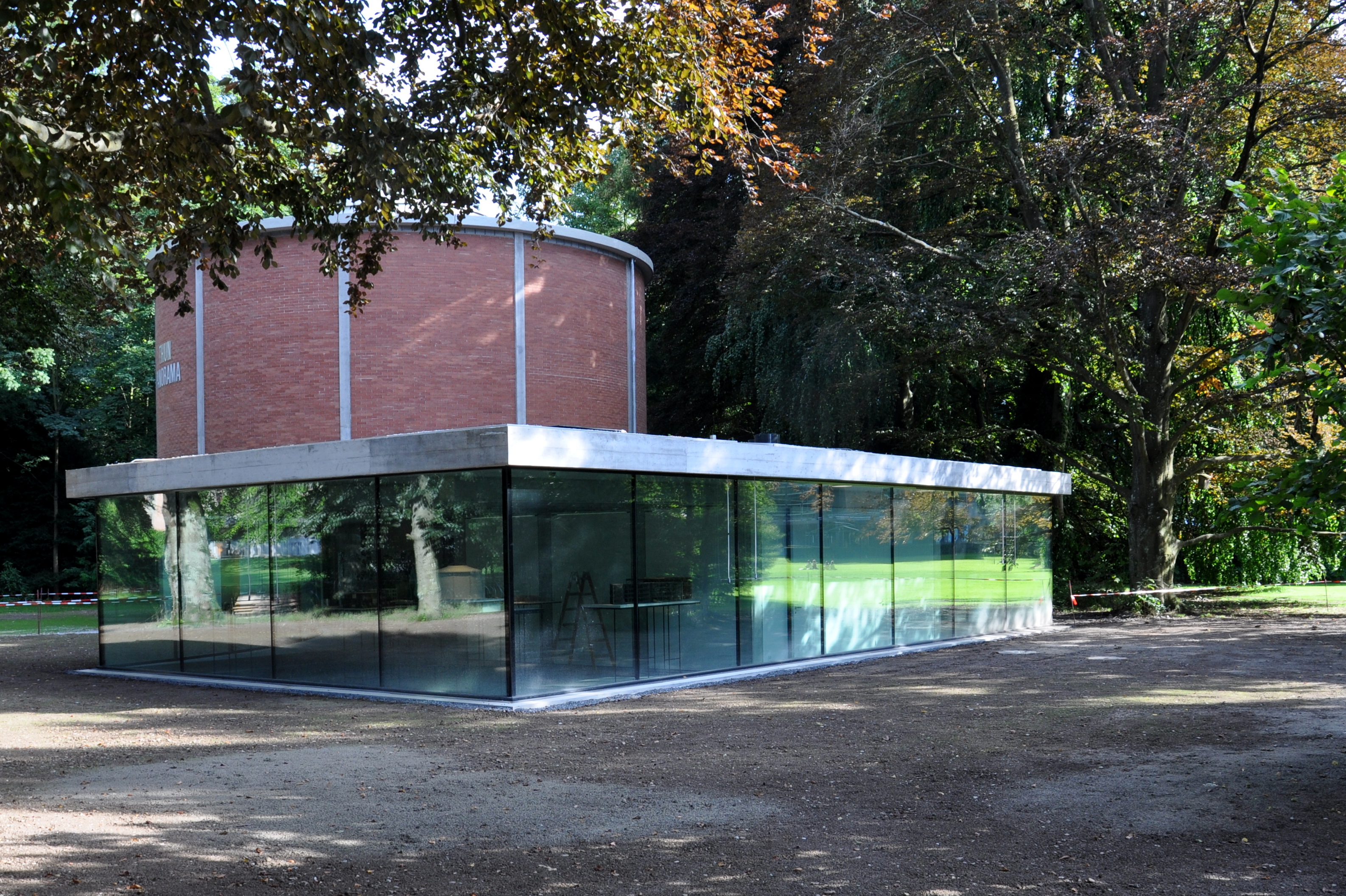 Aussenansicht des neuen Anbaus