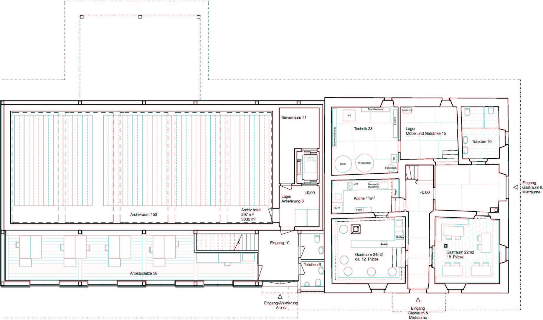 Grundriss Erdgeschoss.