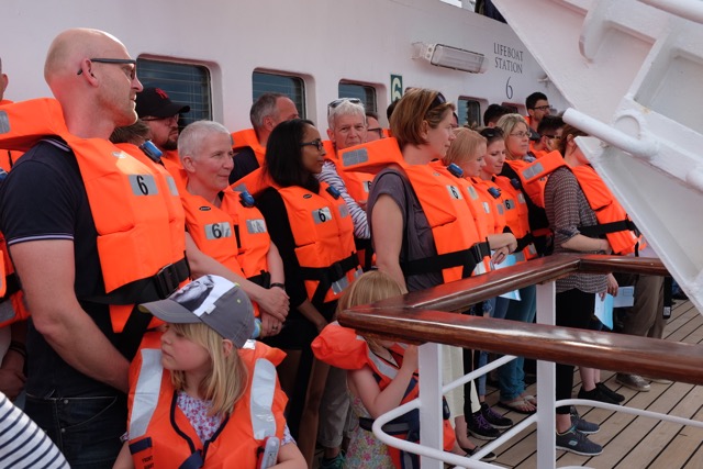 Rettungsübung kurz nach Venedig