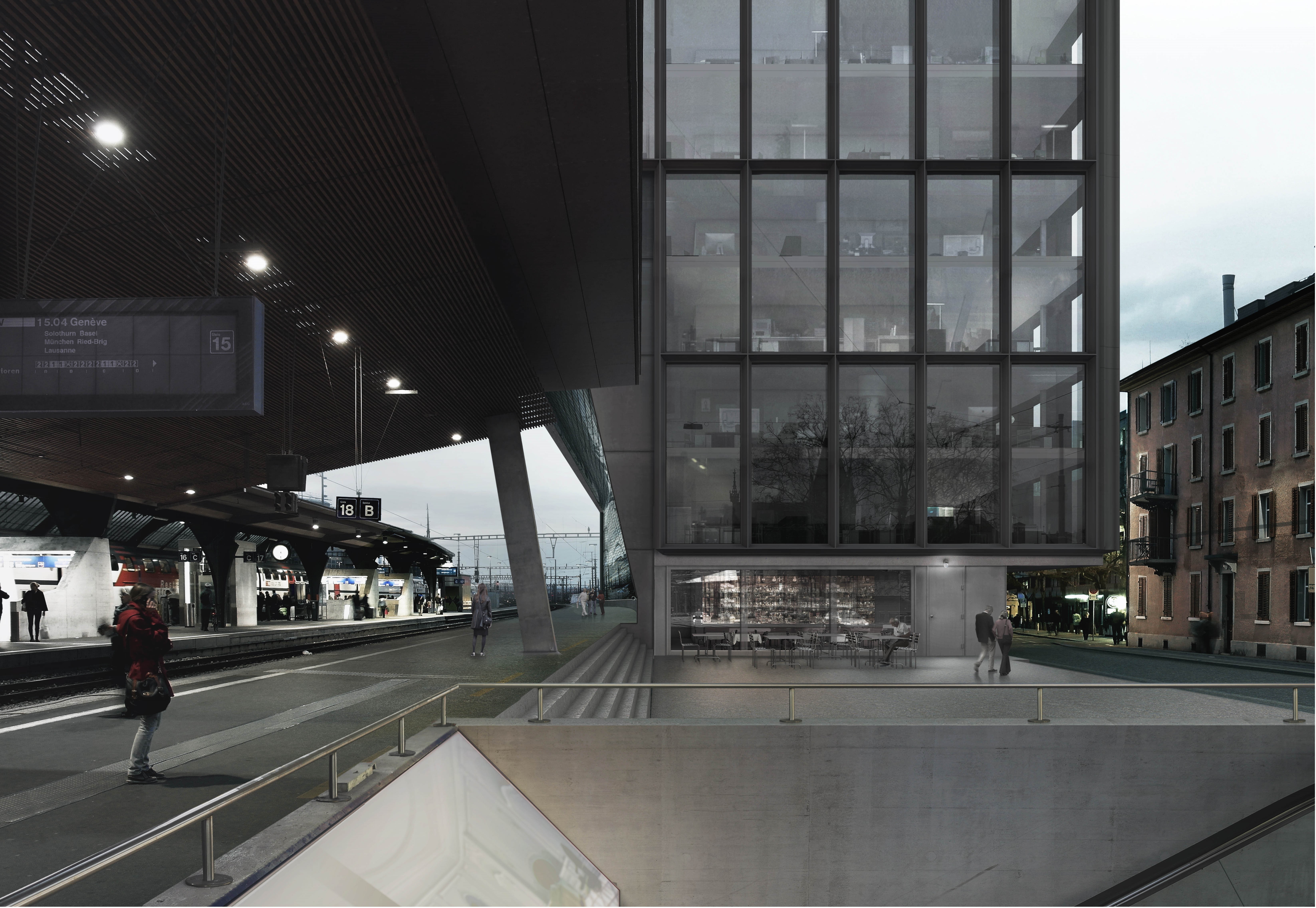 Areal Zollstrasse Ost, Siegerprojekt Dienstleistung von Made in, Genf.