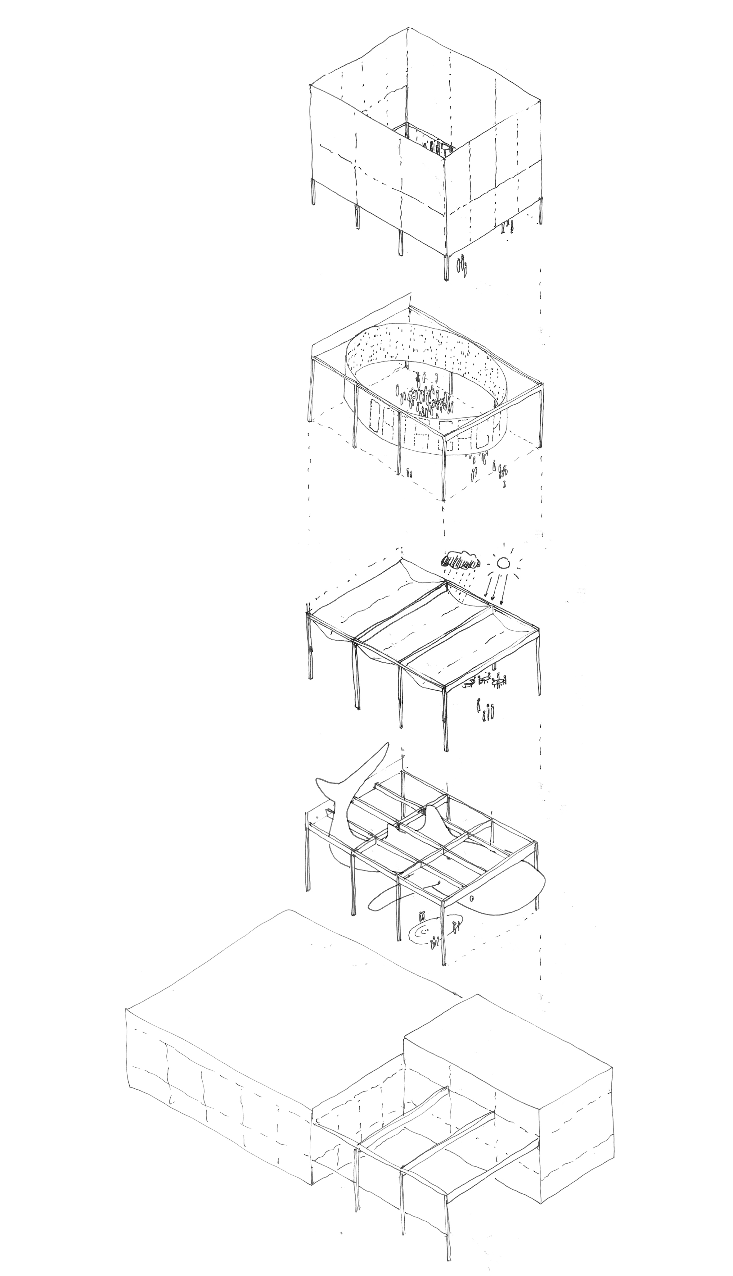 (Skizze: pool Architekten, Zürich)