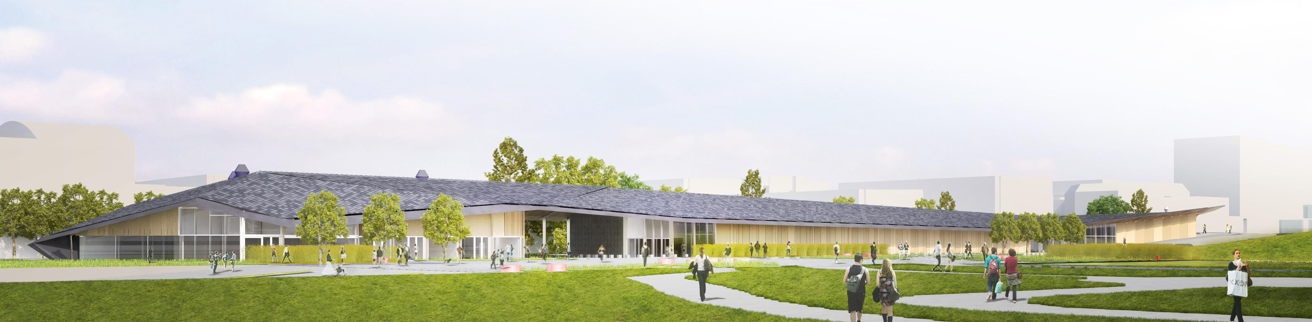 (Visualisierung: © 2015 Kengo Kuma &amp; Associates)