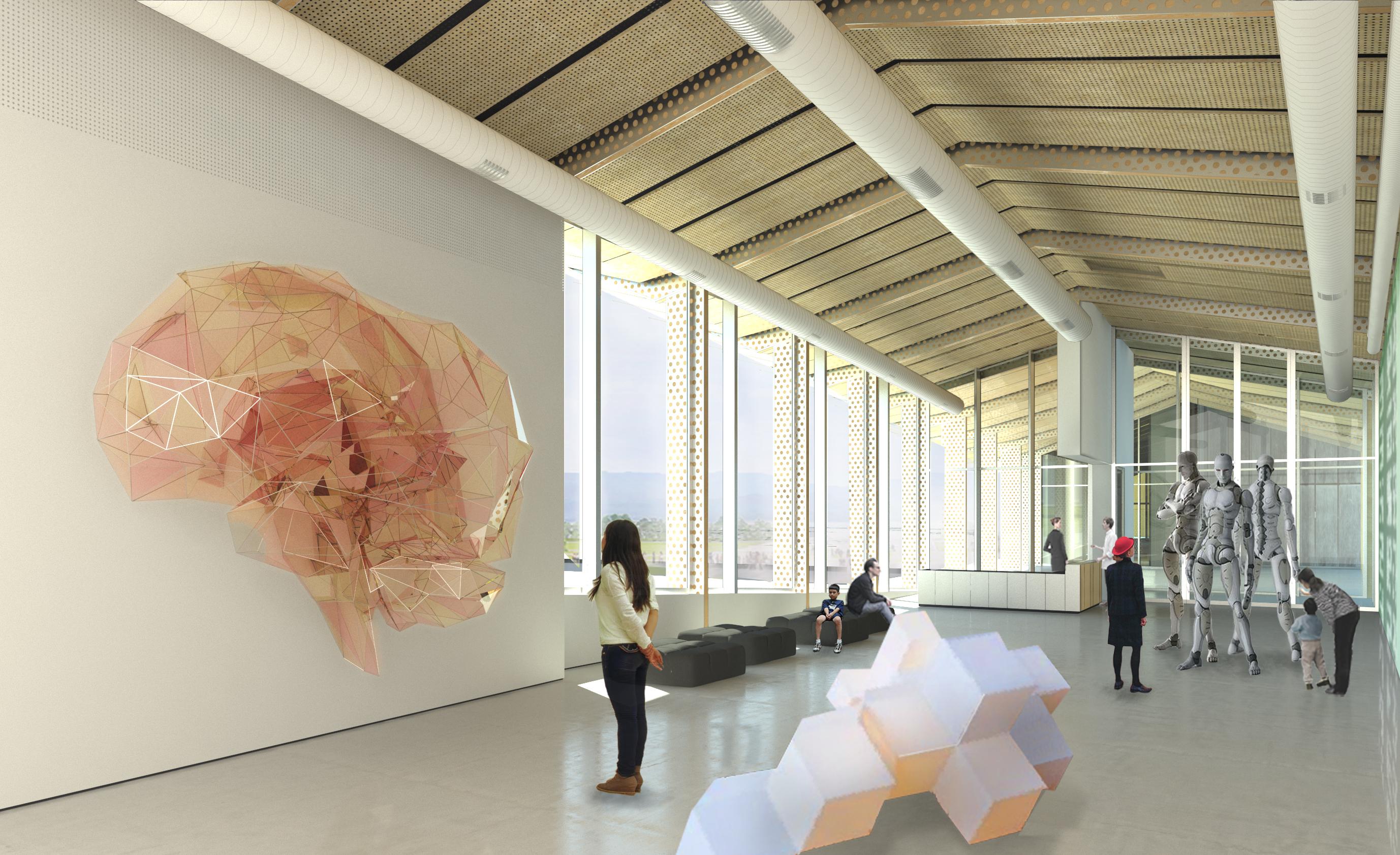 (Visualisierung: � 2015 Kengo Kuma &amp; Associates)