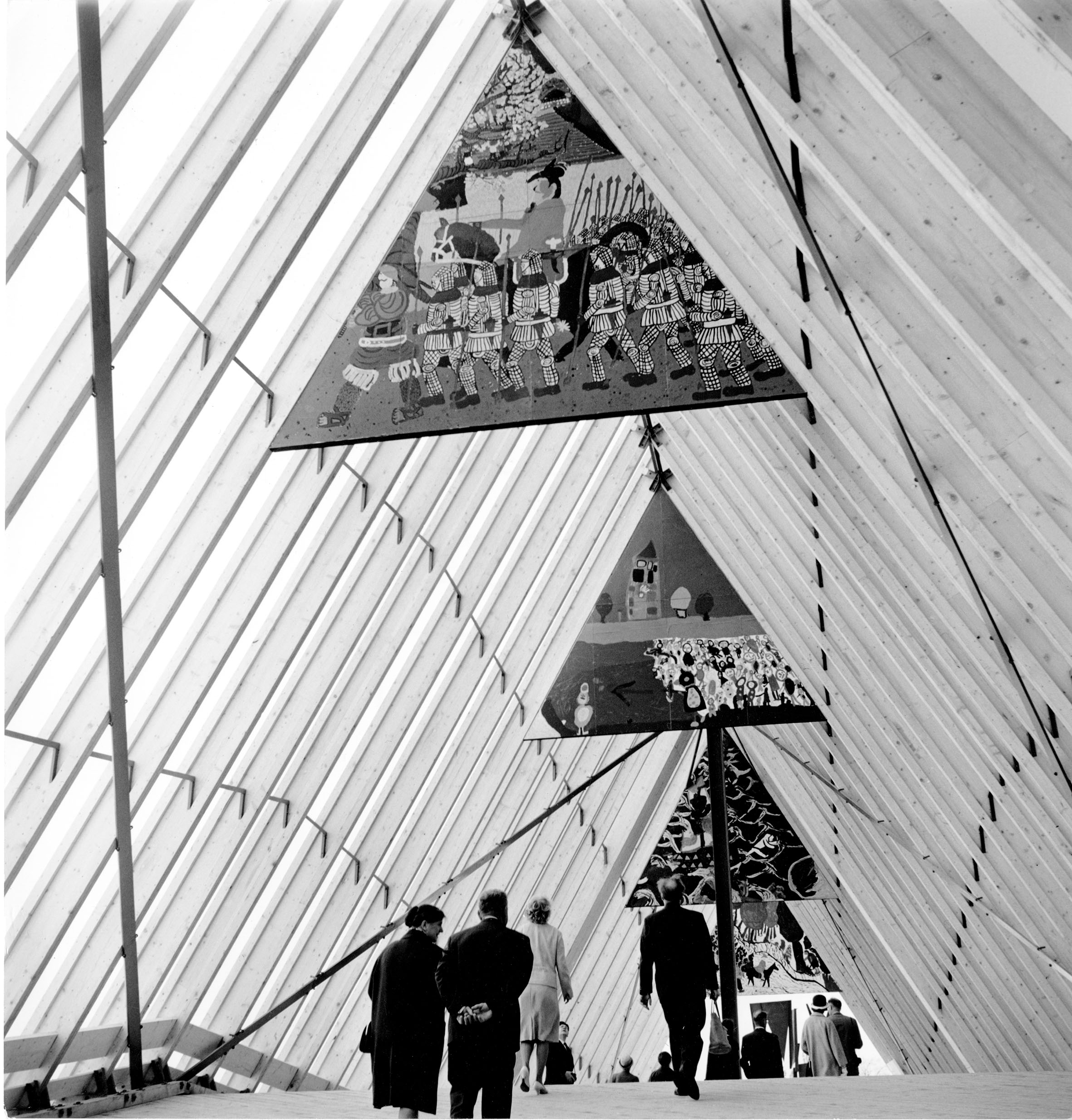 «Weg der Schweiz» an der Expo 64. (Bild: Bernhard Moosbrugger)