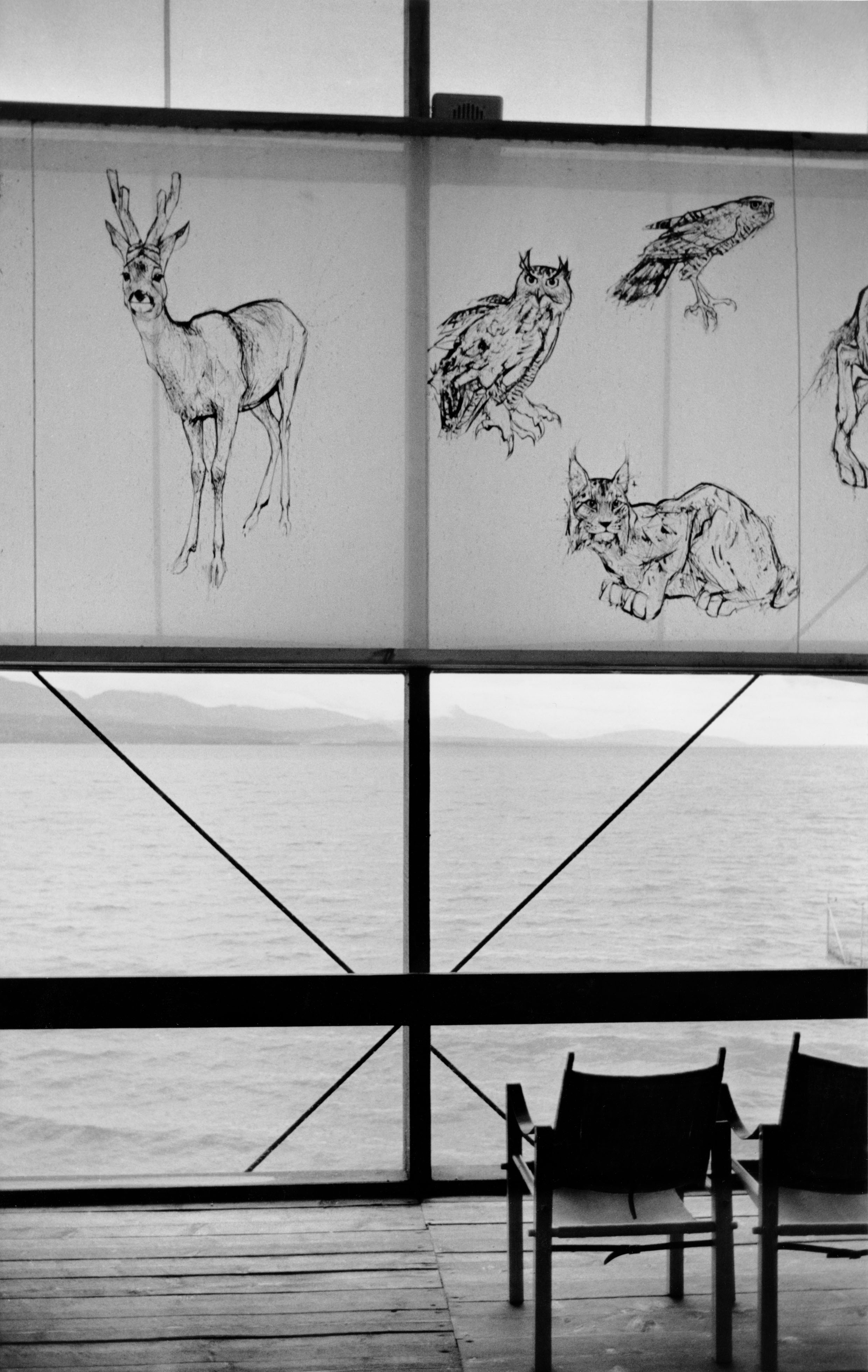 Ausstellungsteil «Feld und Wald». (Bild: Archives de la construction moderne EPFL)