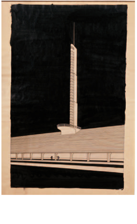 Stadio Giovanni Berta (1930 1932, 1950 1951), Florenz: Torre di Maratona von aussen.