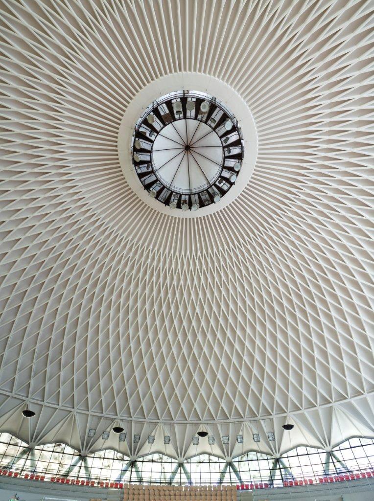 Palazzetto dello sport (1960), Rom, gebaut als Kuppel von 60m Durchmesser (Foto: Mario Carrieri)