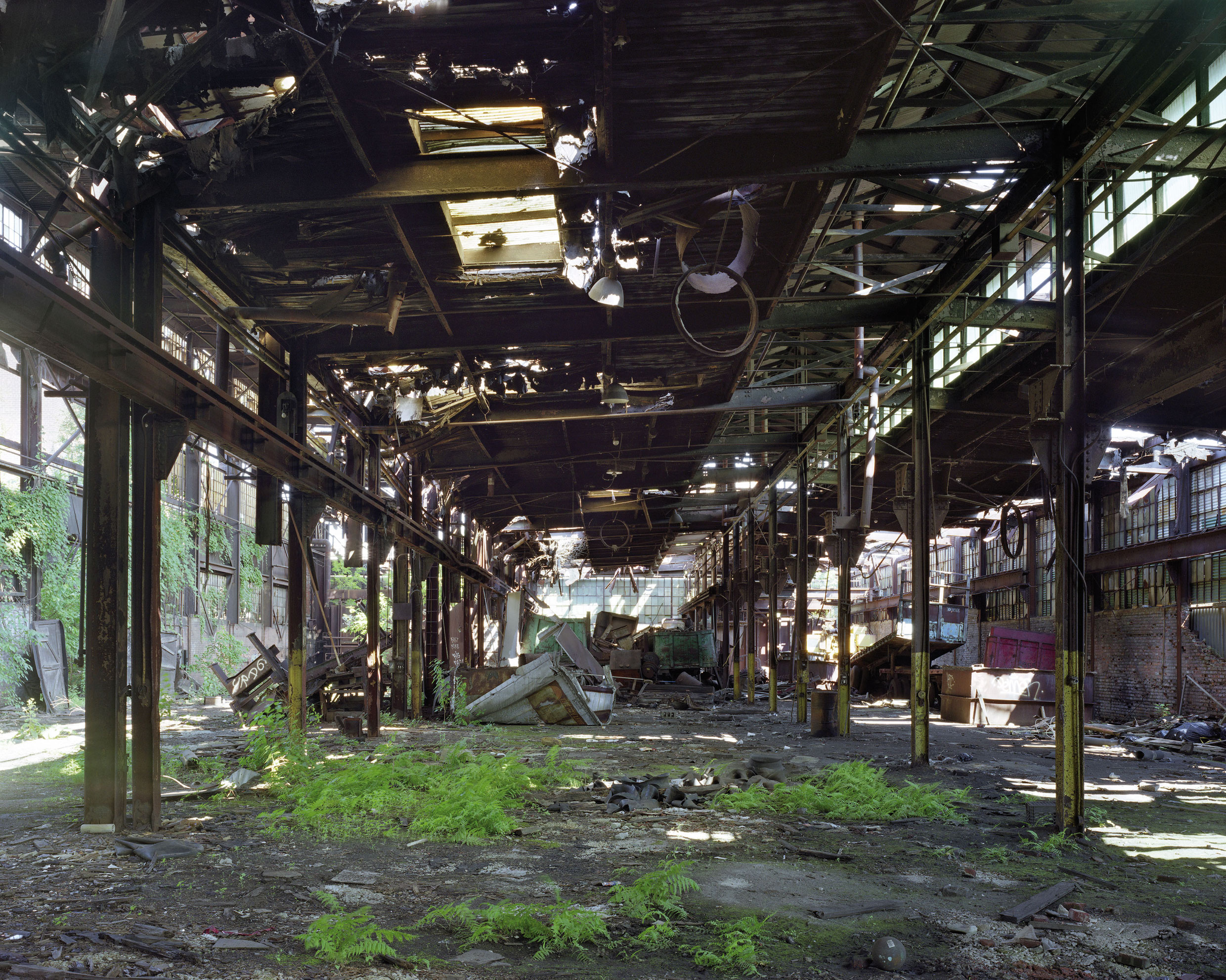 Détroit, usine de métallurgie désaffectée