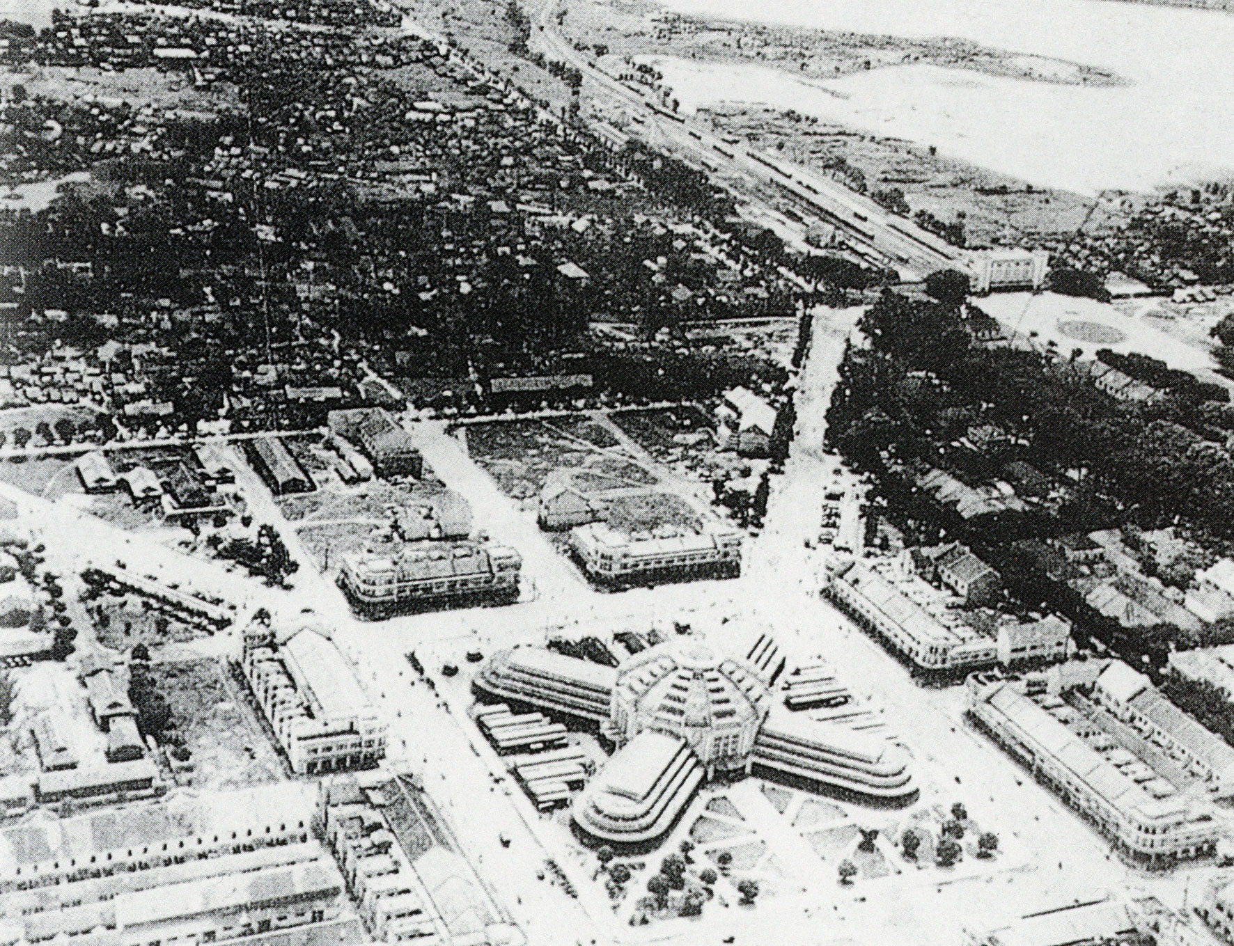 Le marché à son inauguration