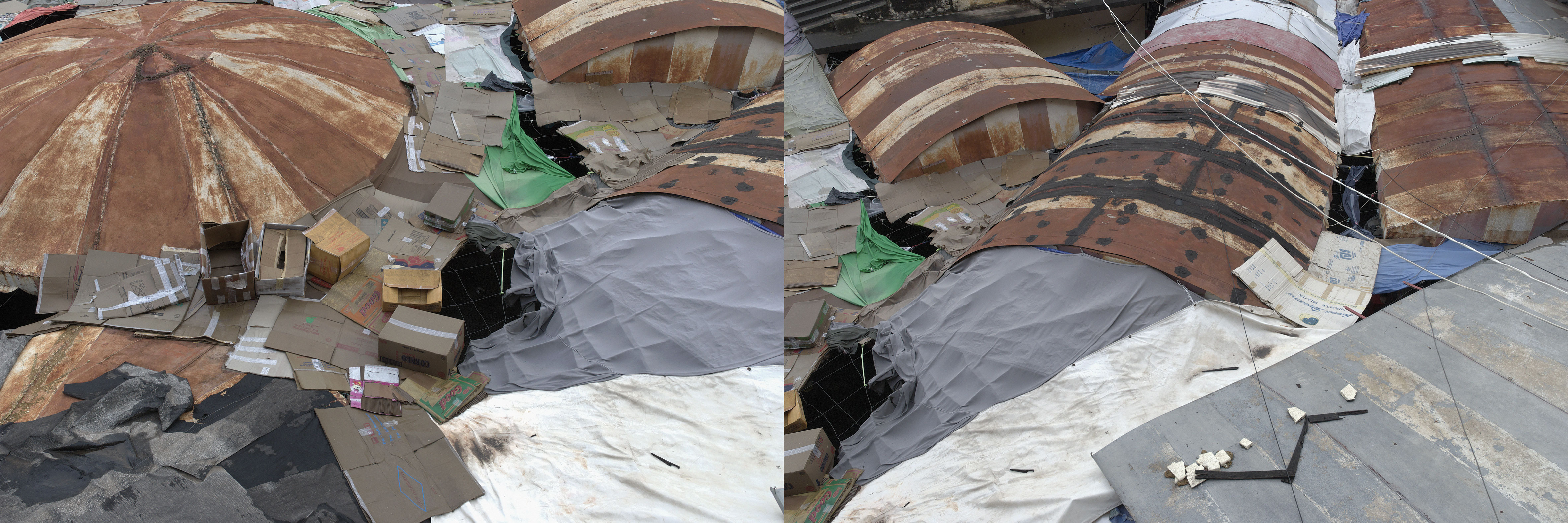 Le marché avant sa rénovation