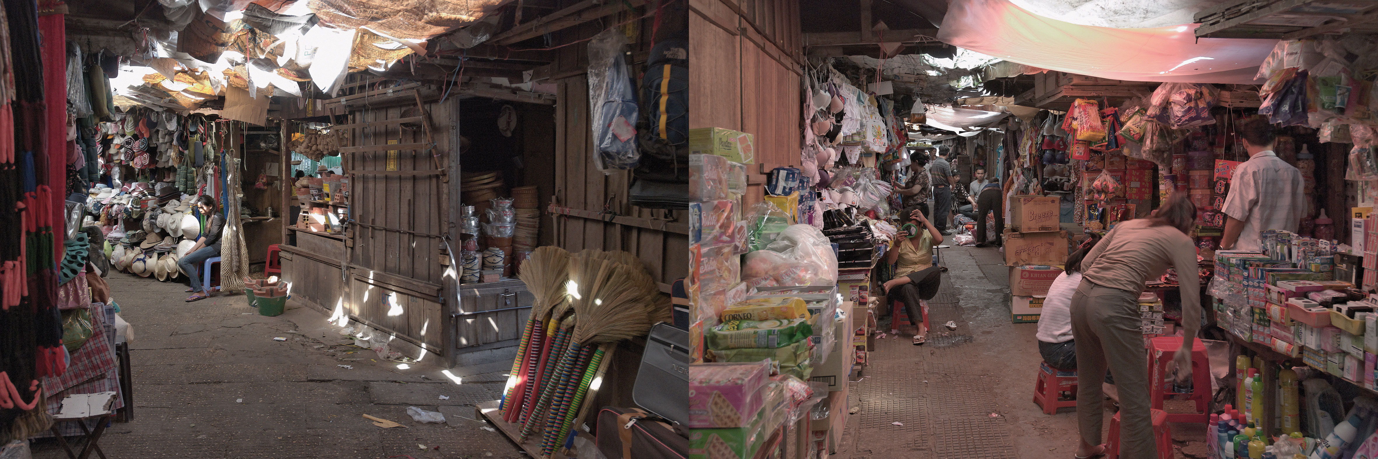 Le marché avant sa rénovation