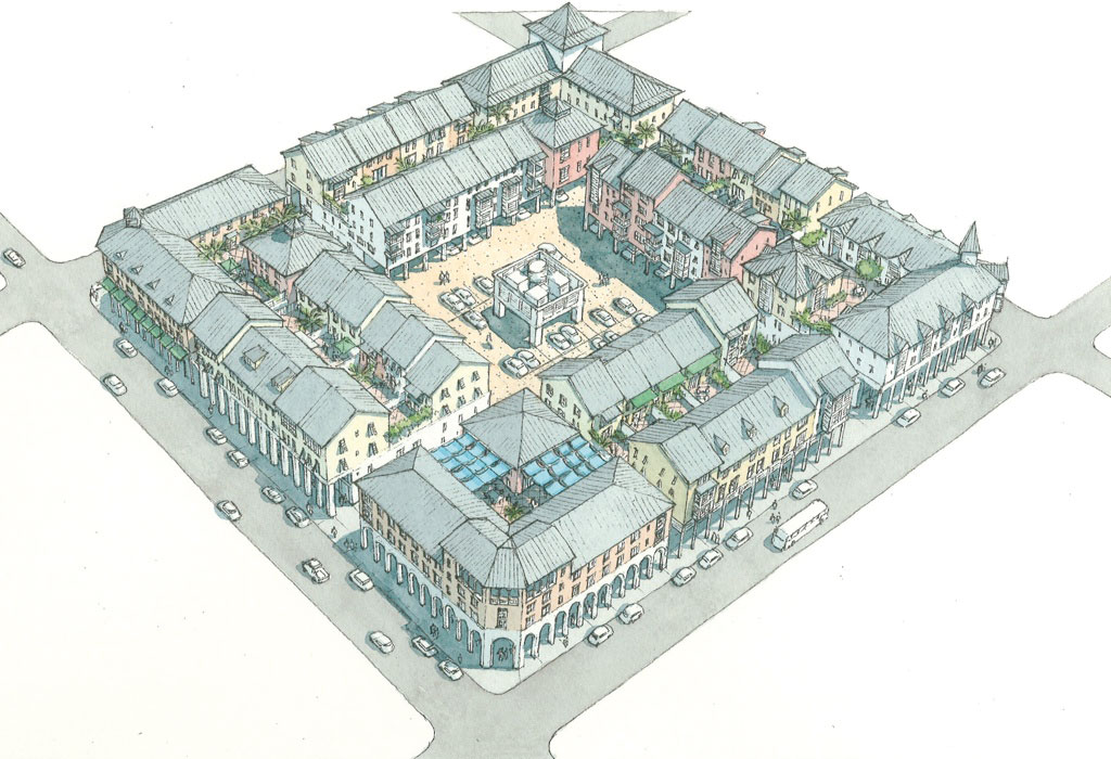 Projet de planification pour le centre-ville de Port-au-Prince, îlot