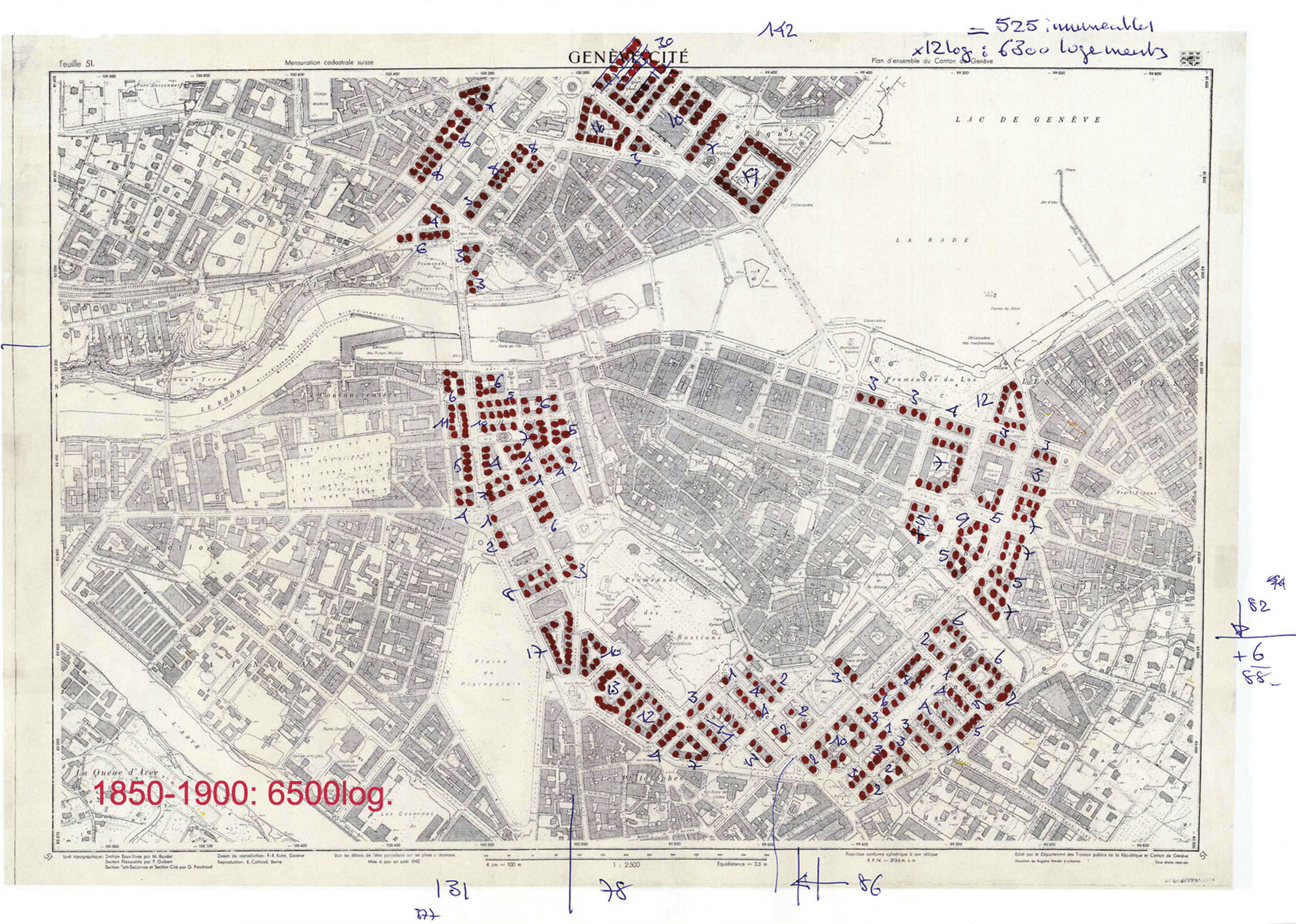 Bilan?: 6?500 logements pour le quartier des fortifications, 1850-1900,