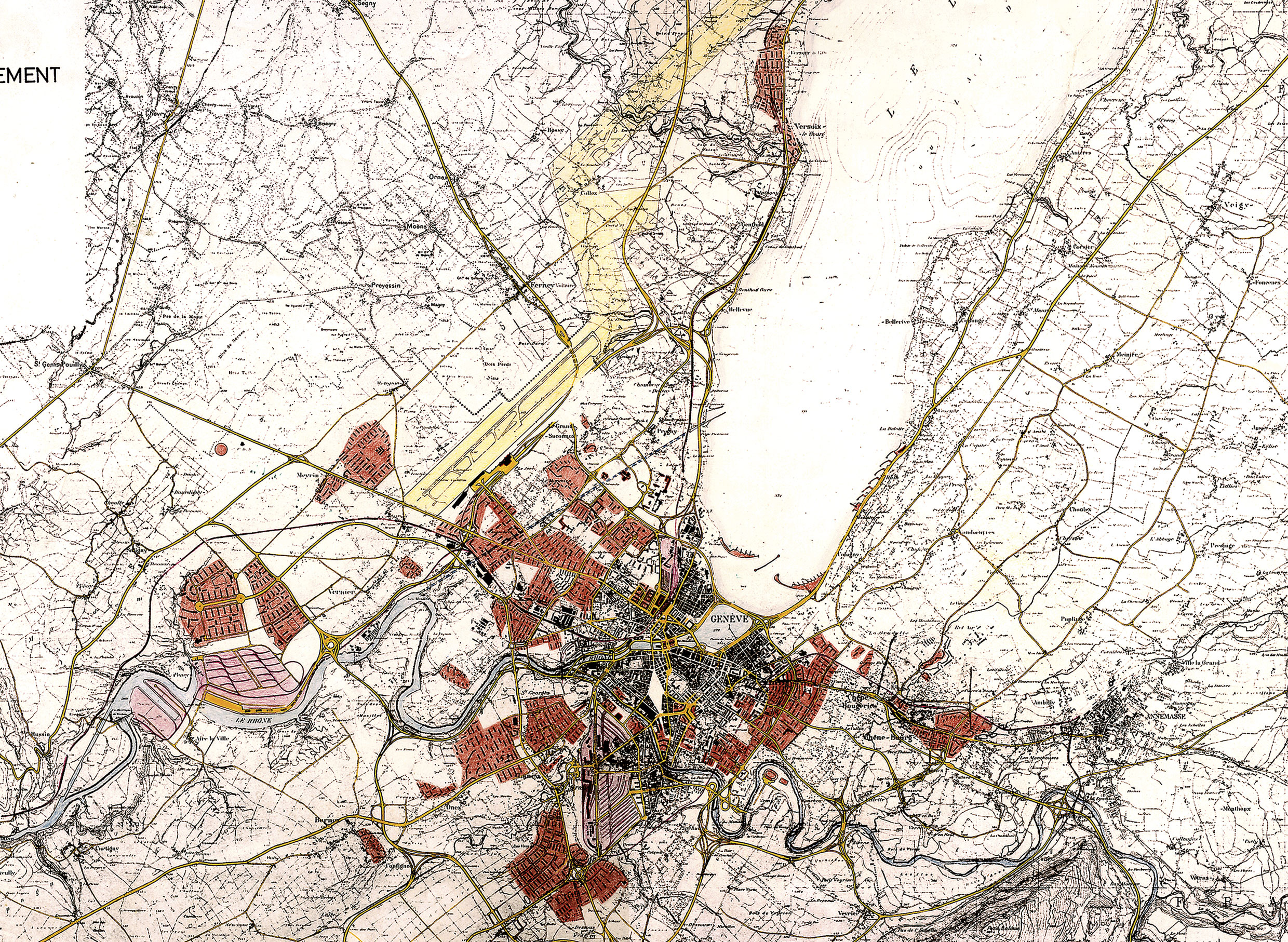 Projets d’aménagement, assemblage, 50?000 logements projetés, DTP, 1956,