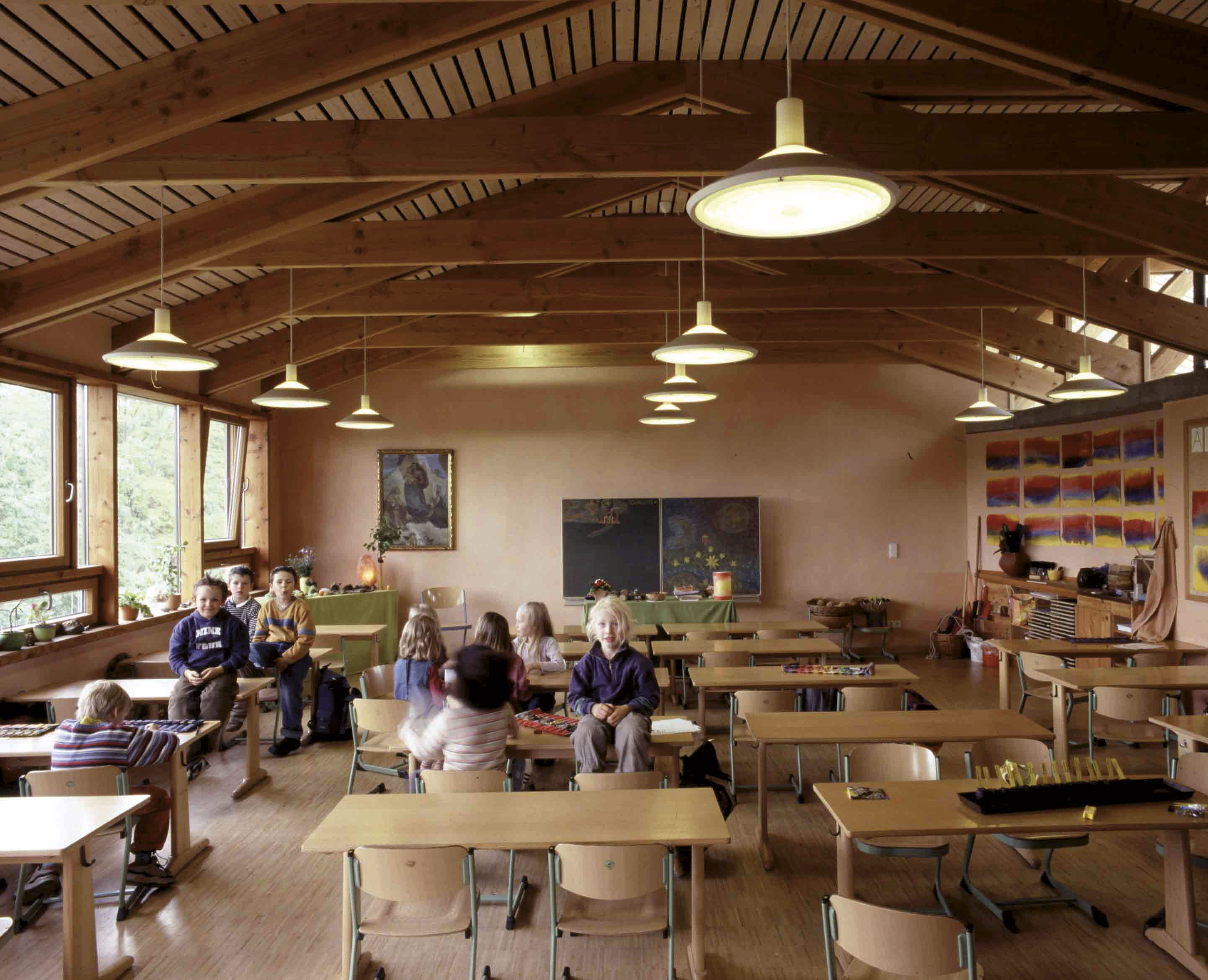 Ecole Waldorf à Francfort, réalisée en 2002