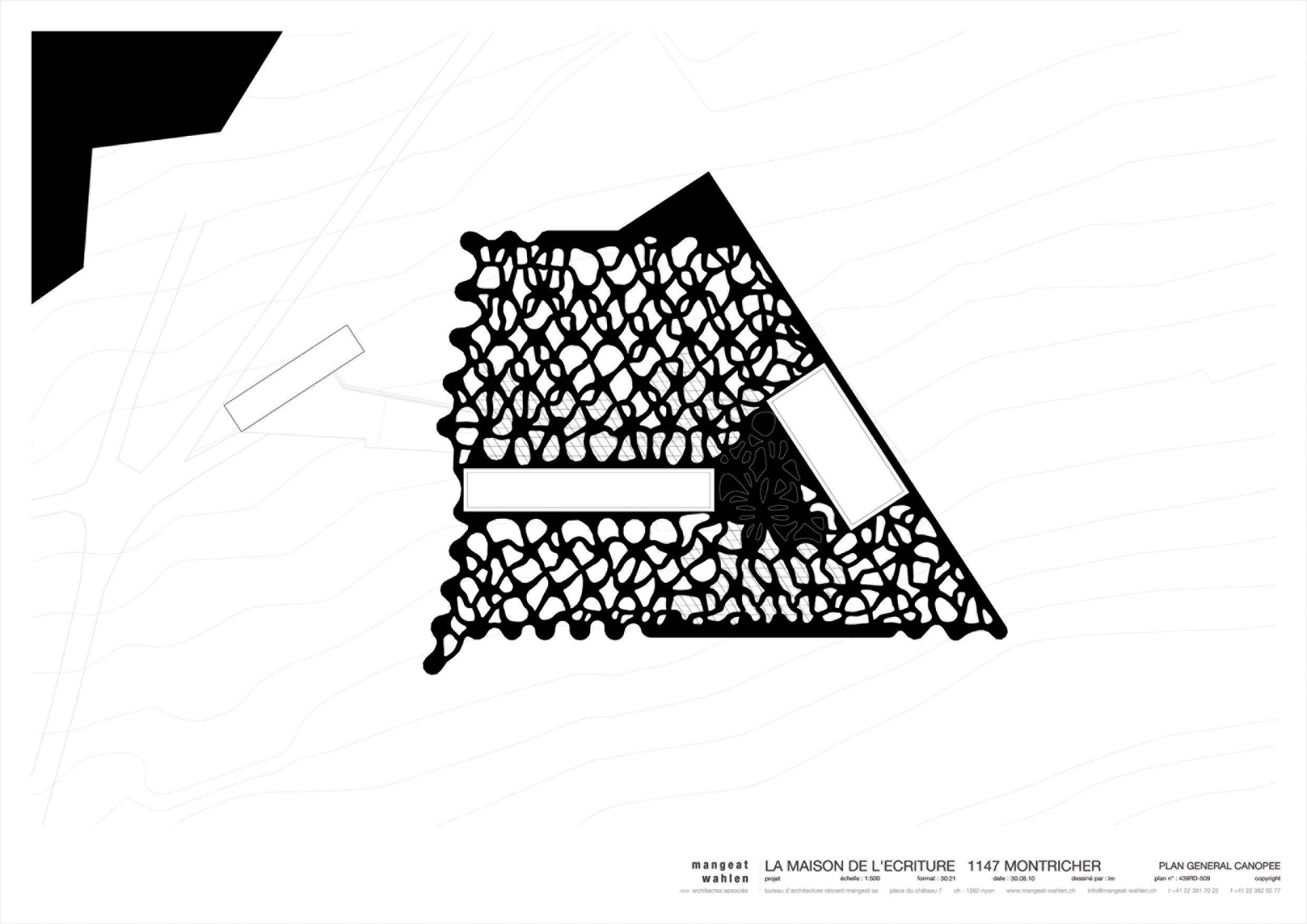 Fig. 4?: Dessin final de la canopée à partir des champs de cisaillement