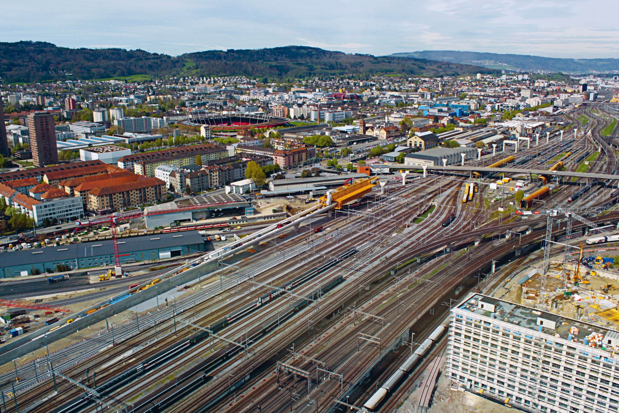 Avancement du Letzigrabenbrücke