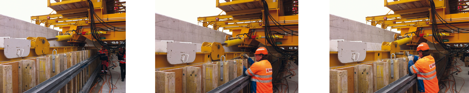 Dispositif de poussage du cintre