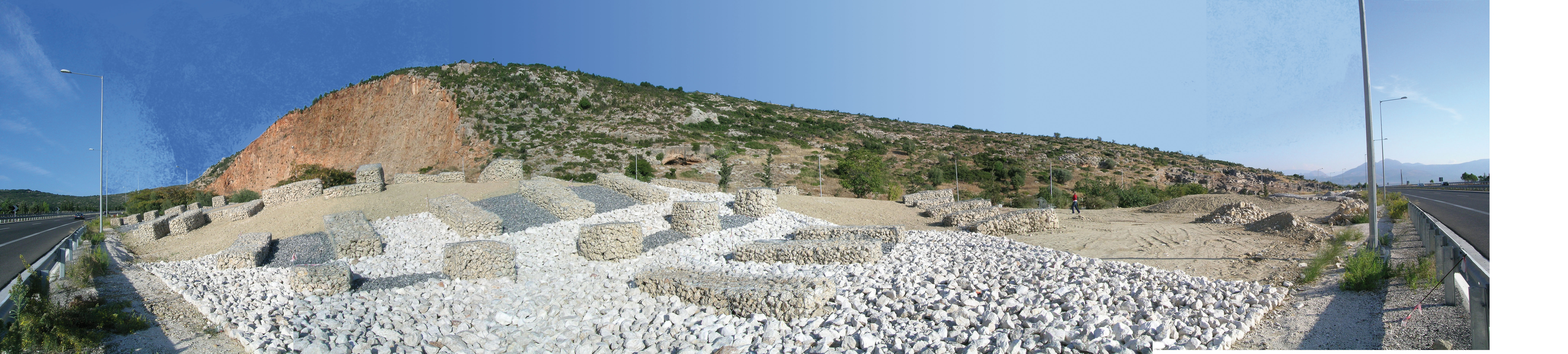 Derrière l’espace aménagé, la nouvelle carrière datant des années 80