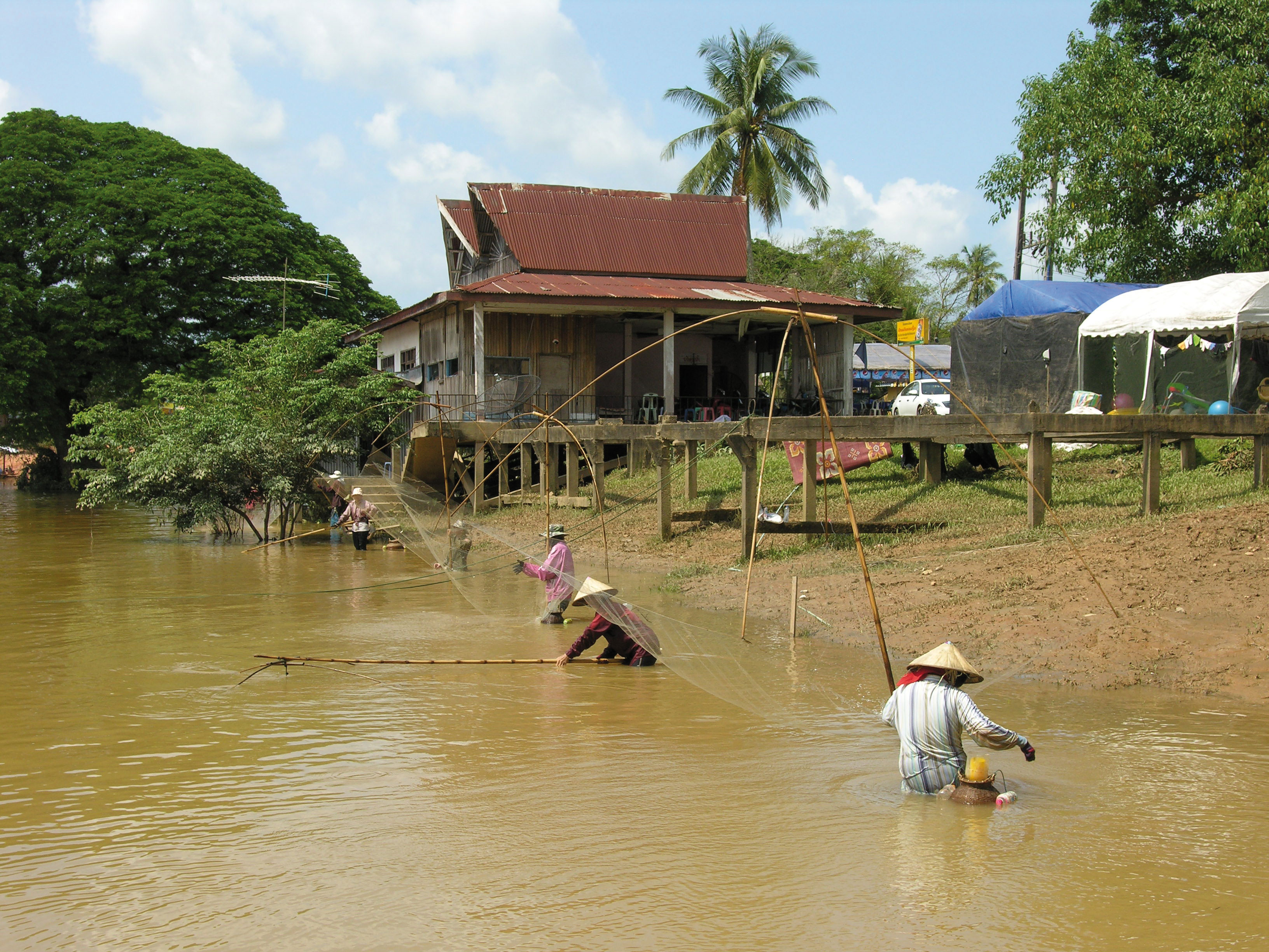 Pêcheurs au Laos