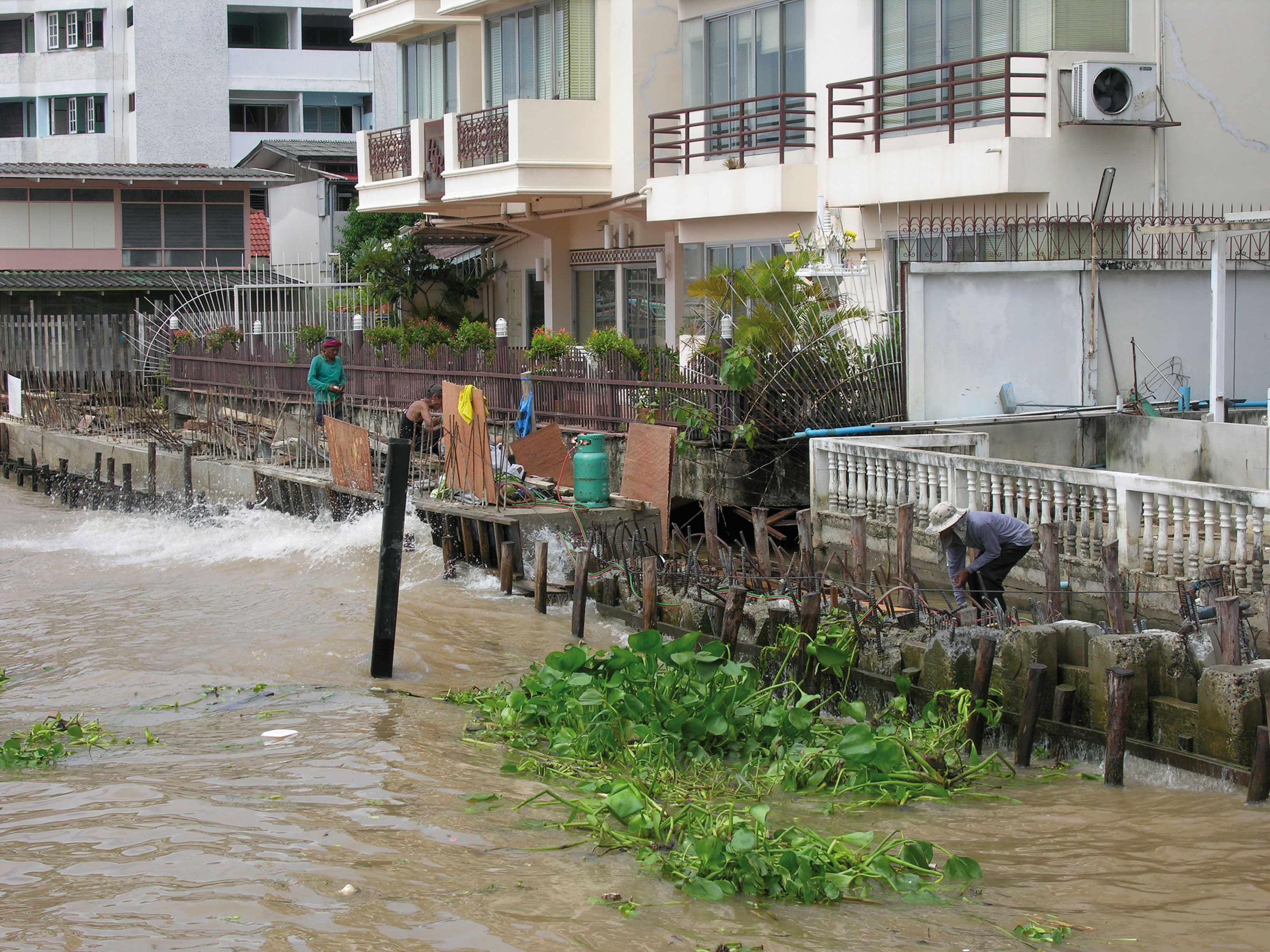 En dépit des moyens de protection, Bangkok est en permanence sous la menace d’importantes inondations