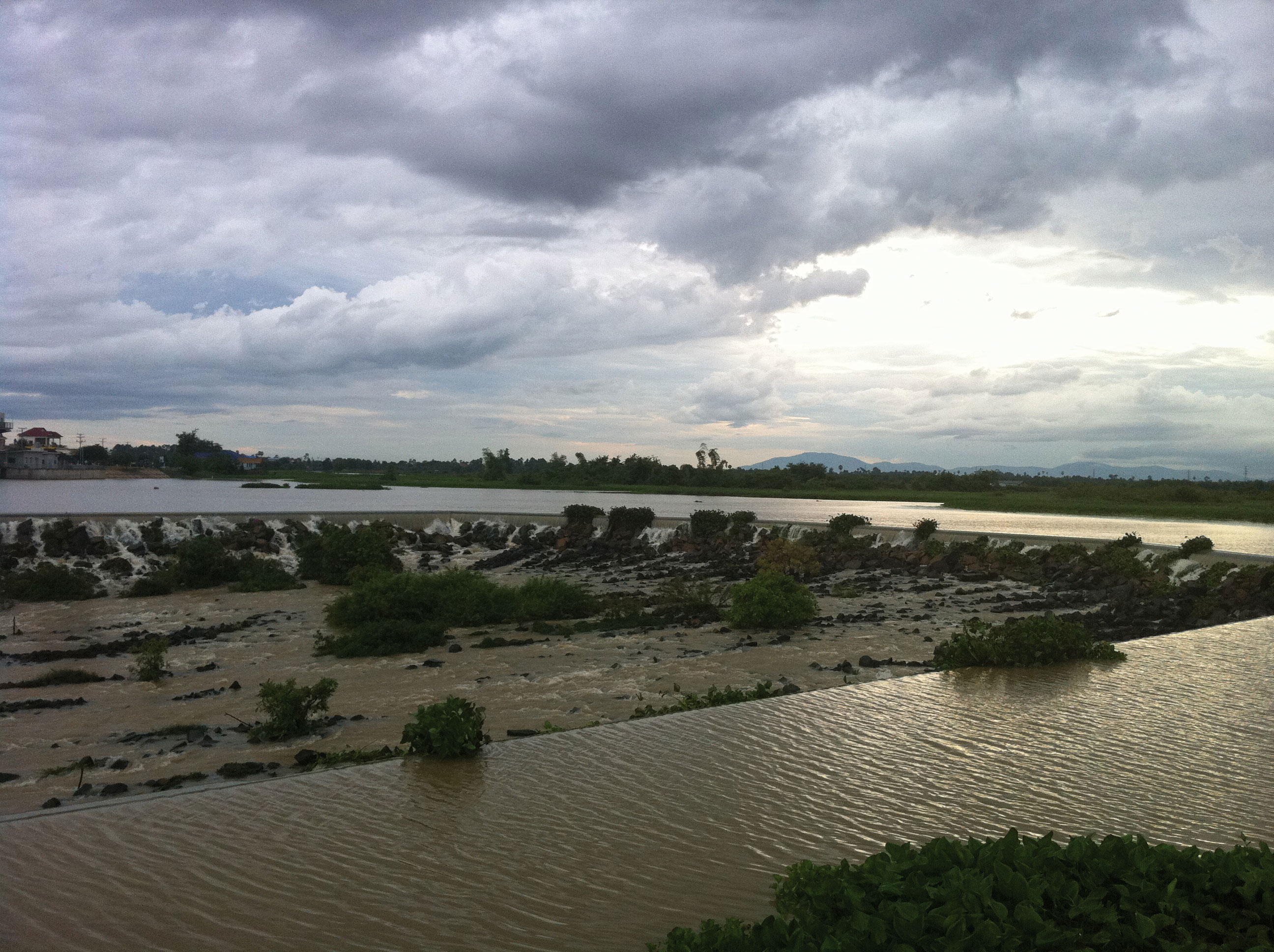 Dispositif pour le contrôle de crues au sud de Phnom Penh